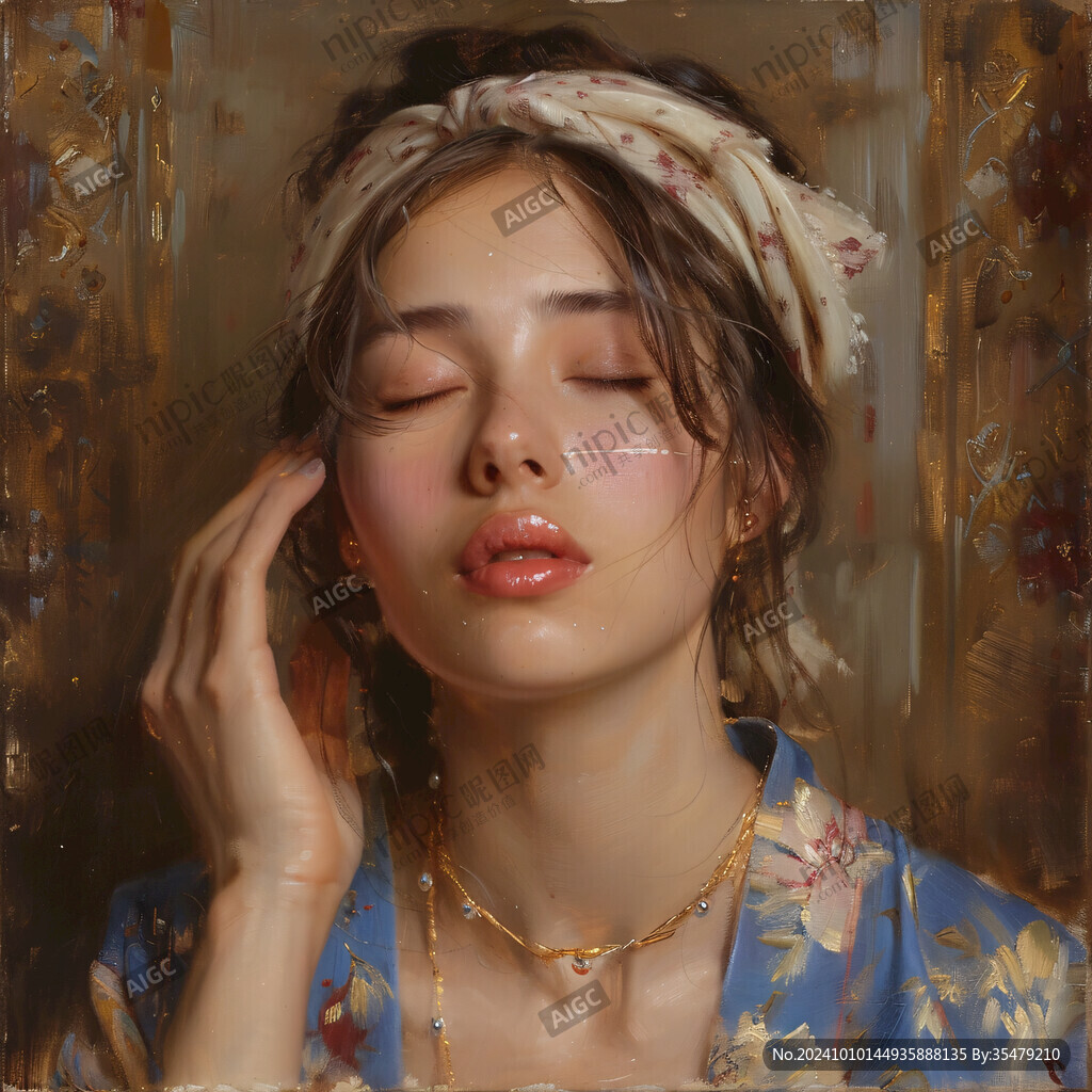 美妆少女美妆造型
