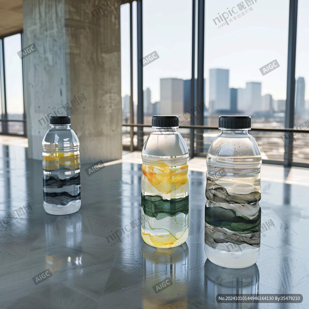 矿泉水瓶模型