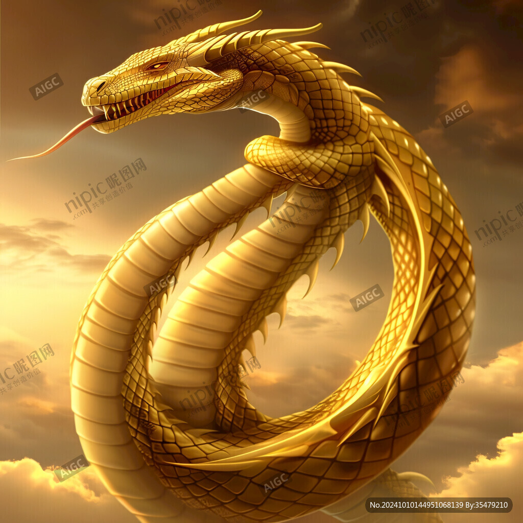 金色龙纹金龙苍龙青龙