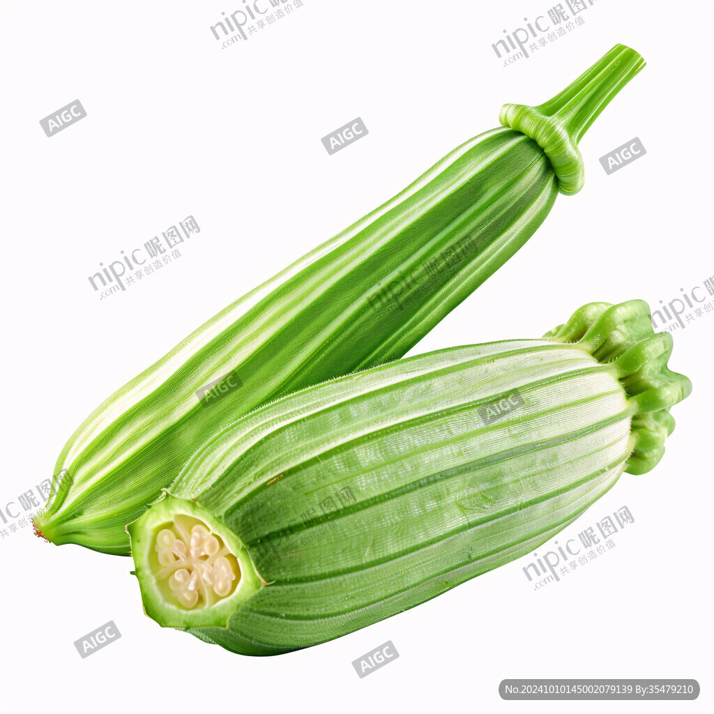 丝瓜透明图