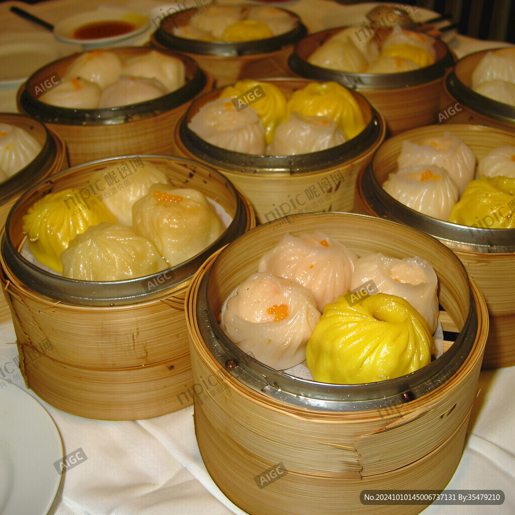 小笼包装饰