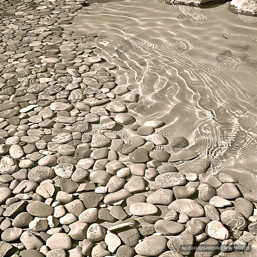 鹅卵石水纹