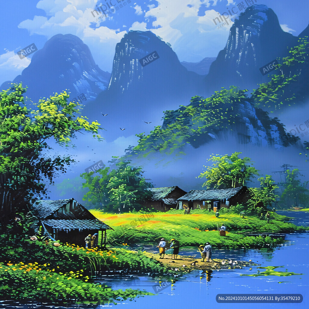 仙境风景画