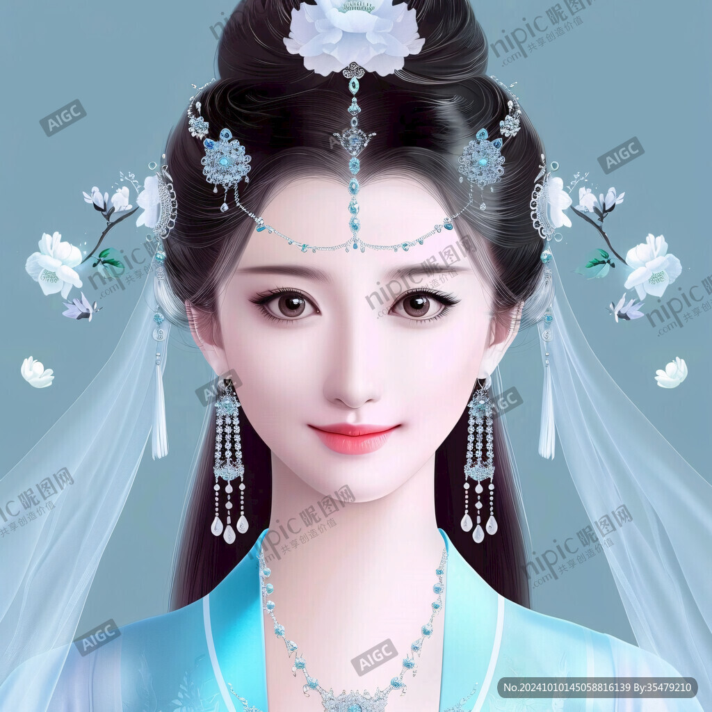 美女插画古装美女