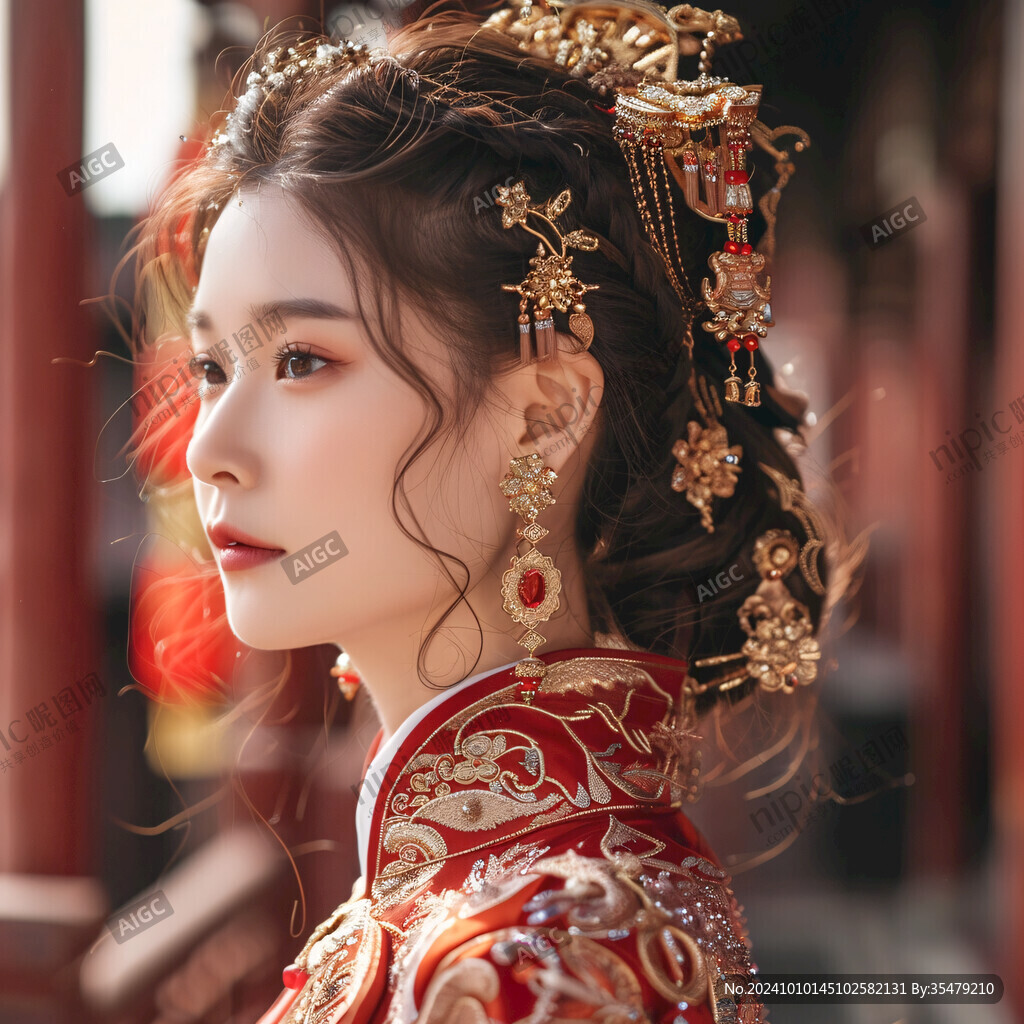 红金唐代宫廷风
