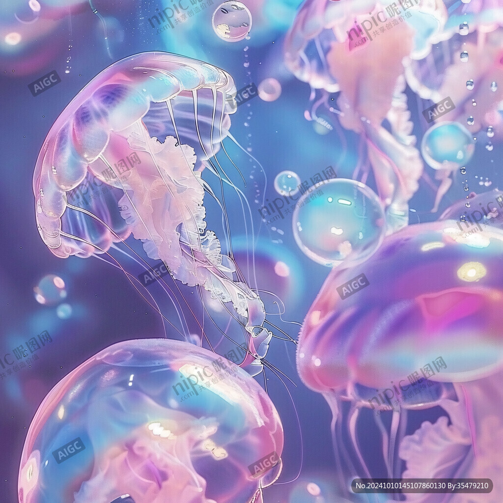 海洋生物梦幻水母