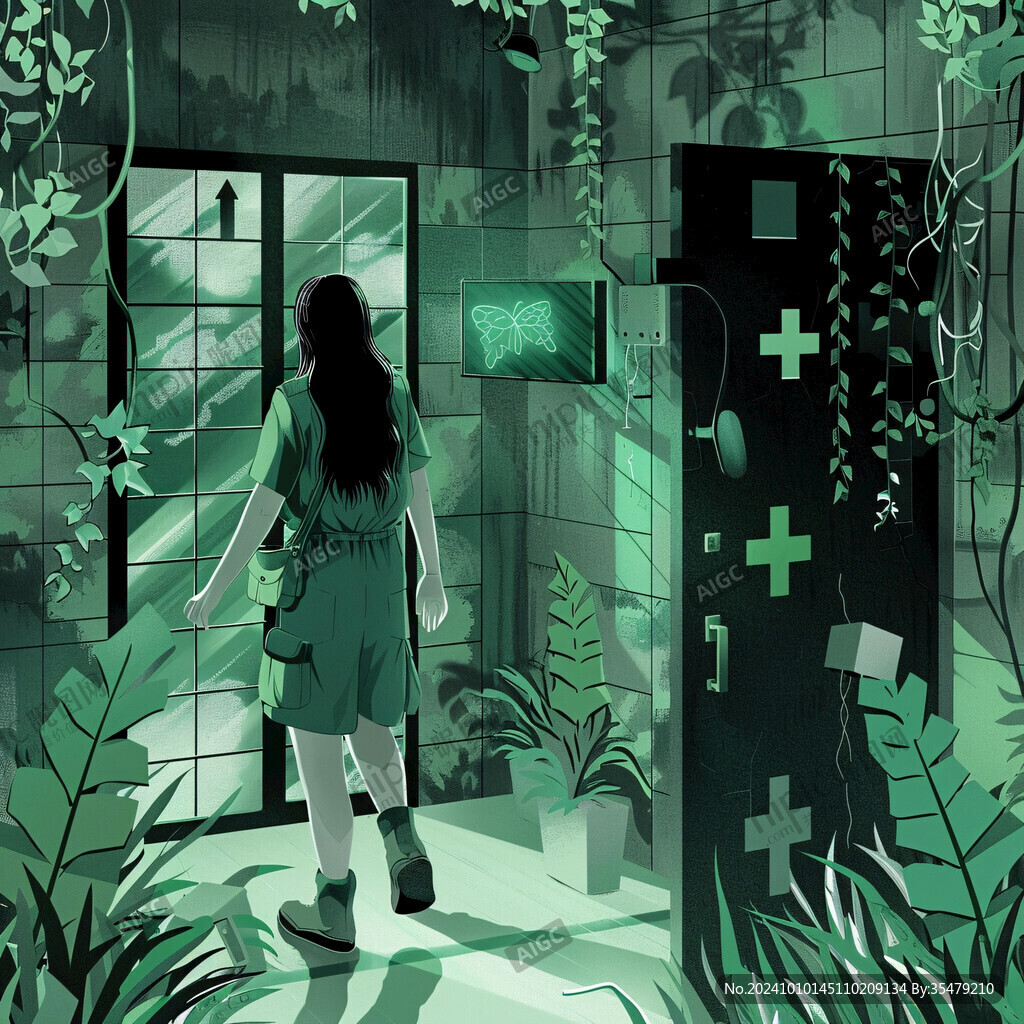医院素材插画