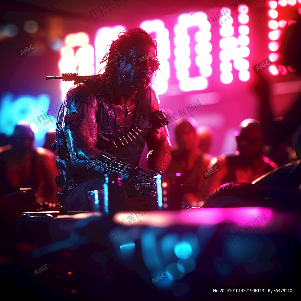 赛博朋克潮流人物