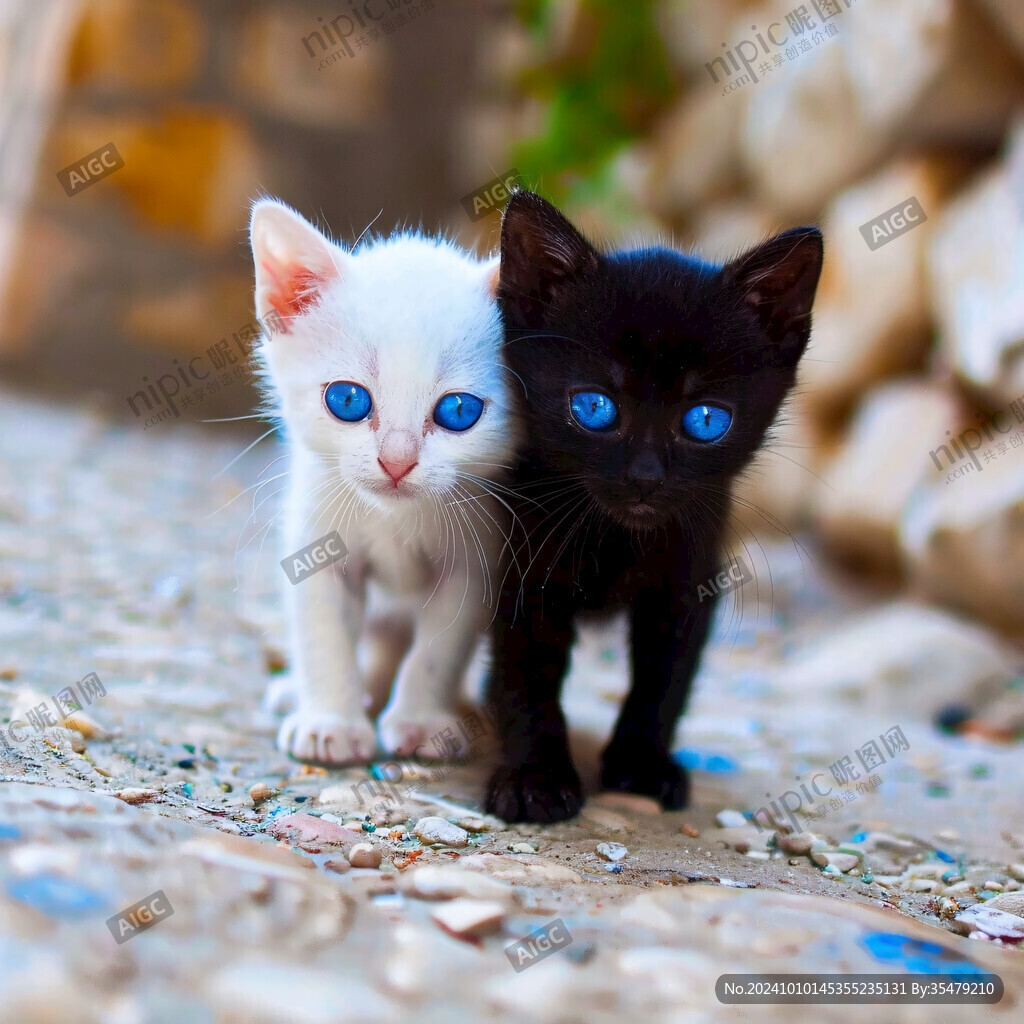 蓝眼睛猫咪