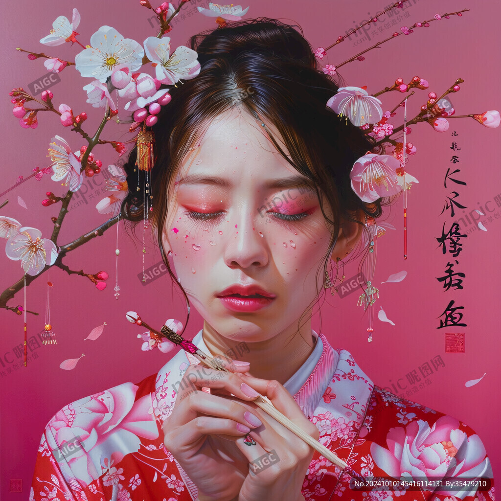 汉服拍照化妆