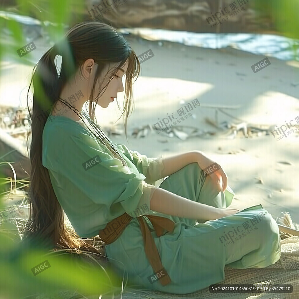 采药的古风姑娘