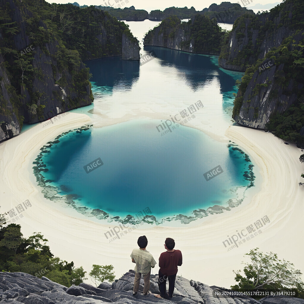 帕劳牛奶海