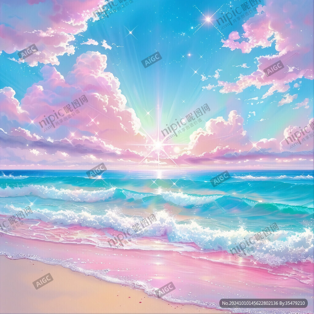 海洋海洋日出装饰画