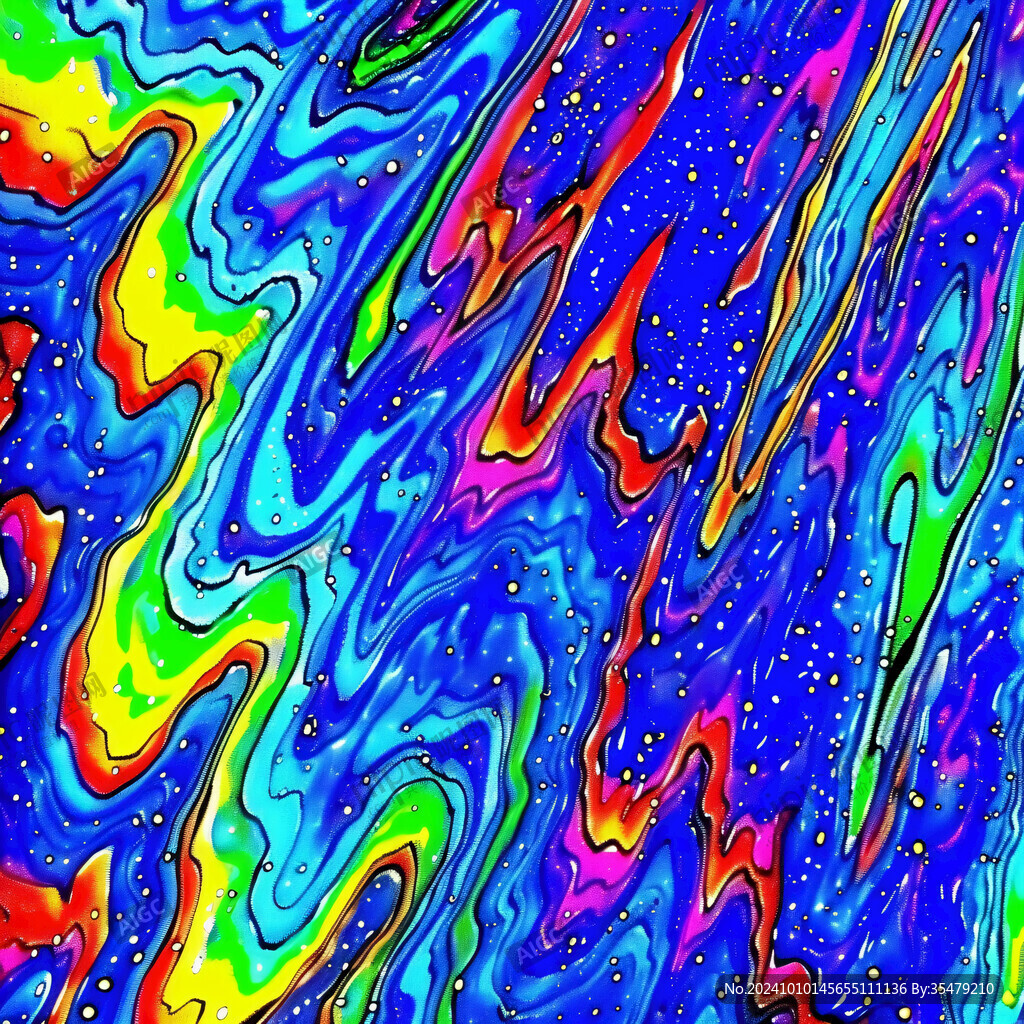 海洋流体画宇宙