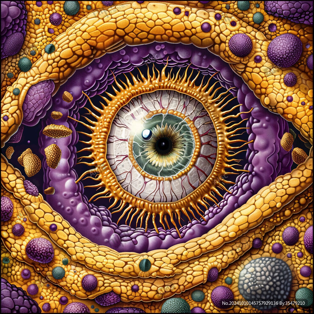 微粒体装饰画