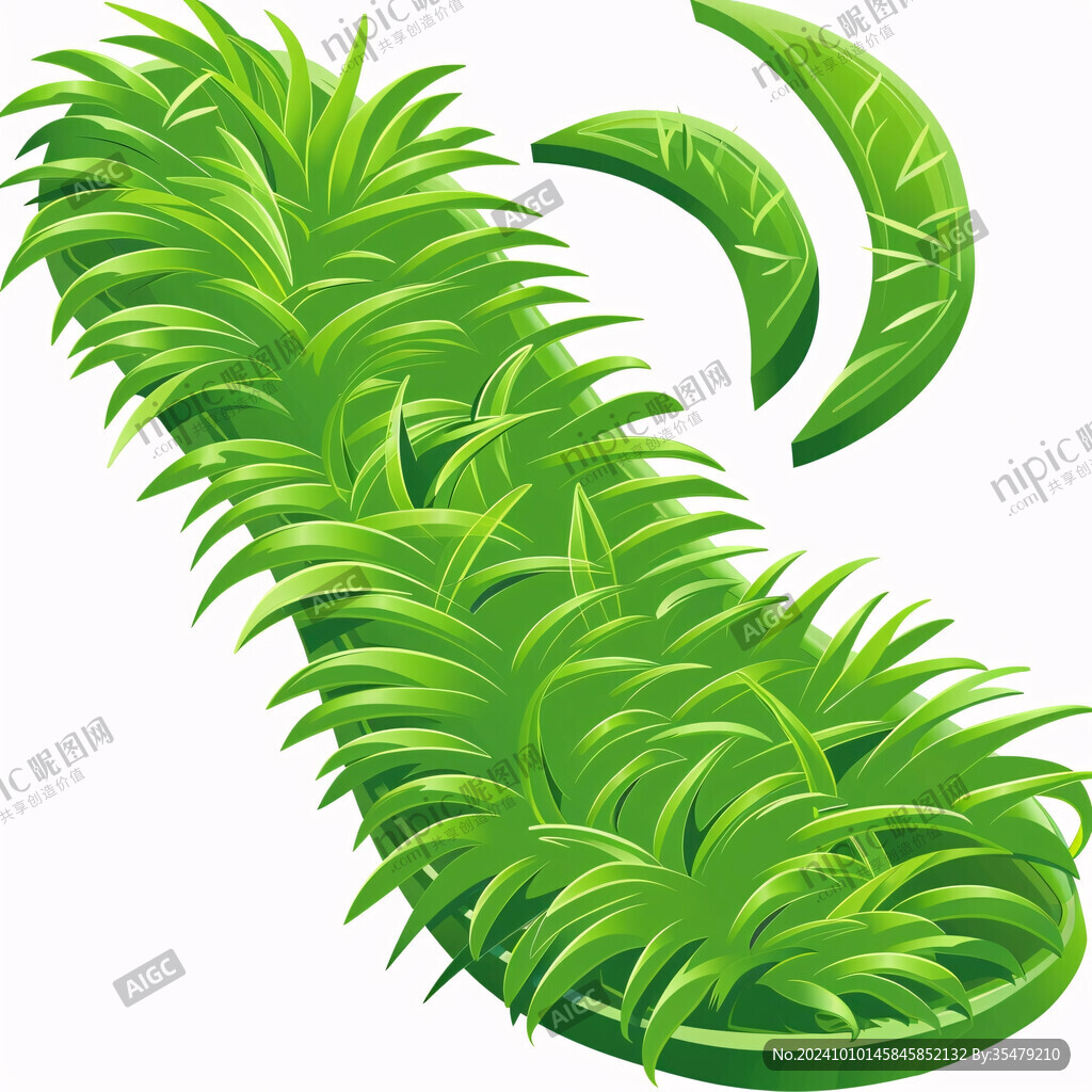 蛇形植物走廊装饰插图