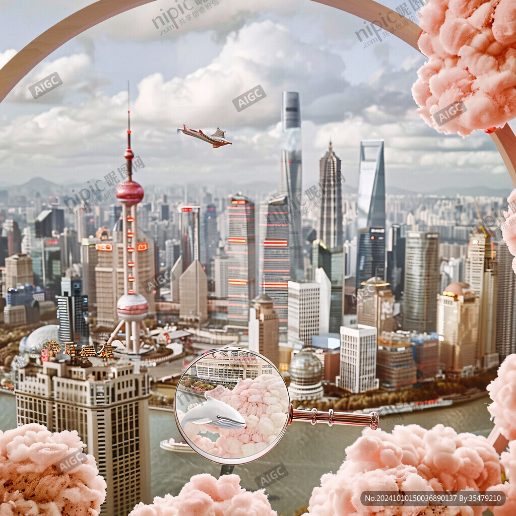 粉红色东方明珠