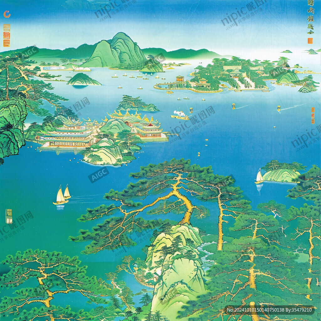 日本风景浮世绘