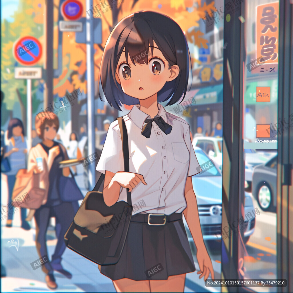 日韩厚涂插画