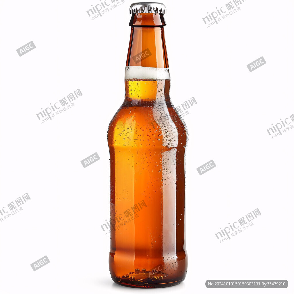 啤酒瓶素材