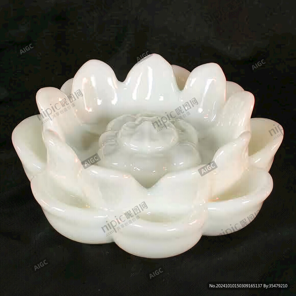 陶瓷莲花香盘
