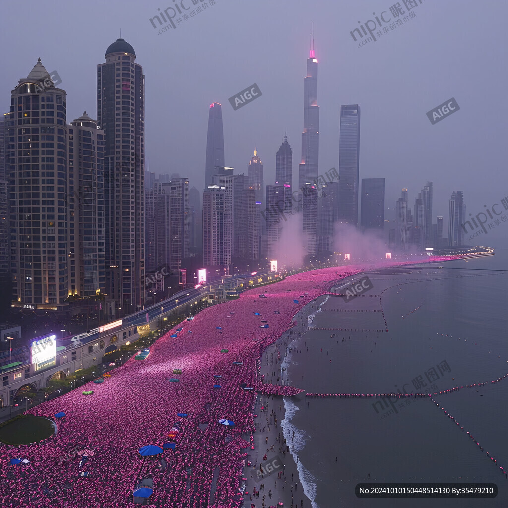 粉红色的海市蜃楼