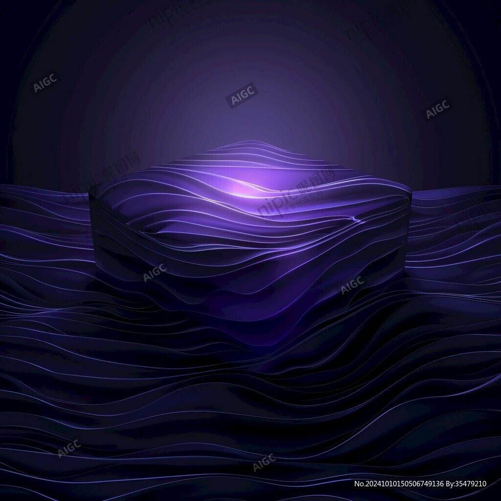 3d波浪线弧线弧形山