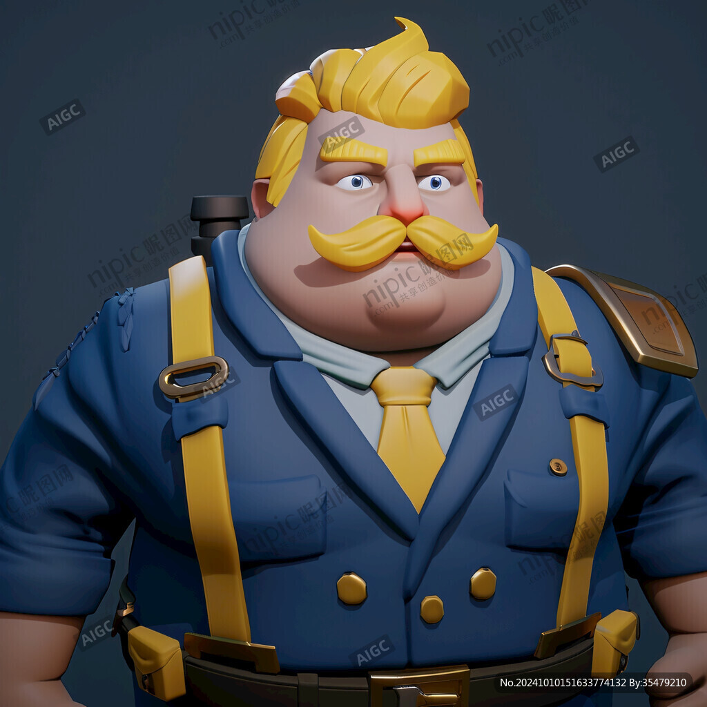 卡通写实漫画人物