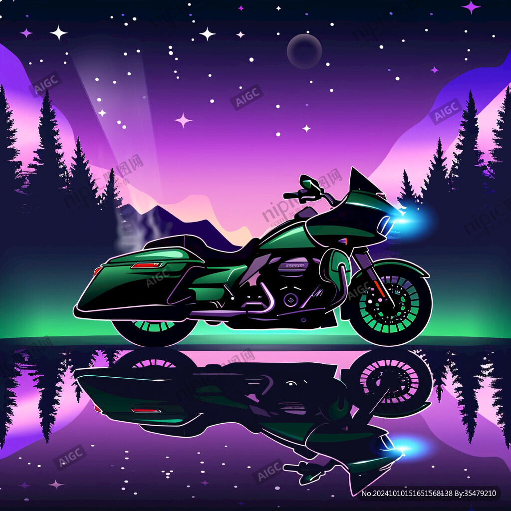 夜光摩托车