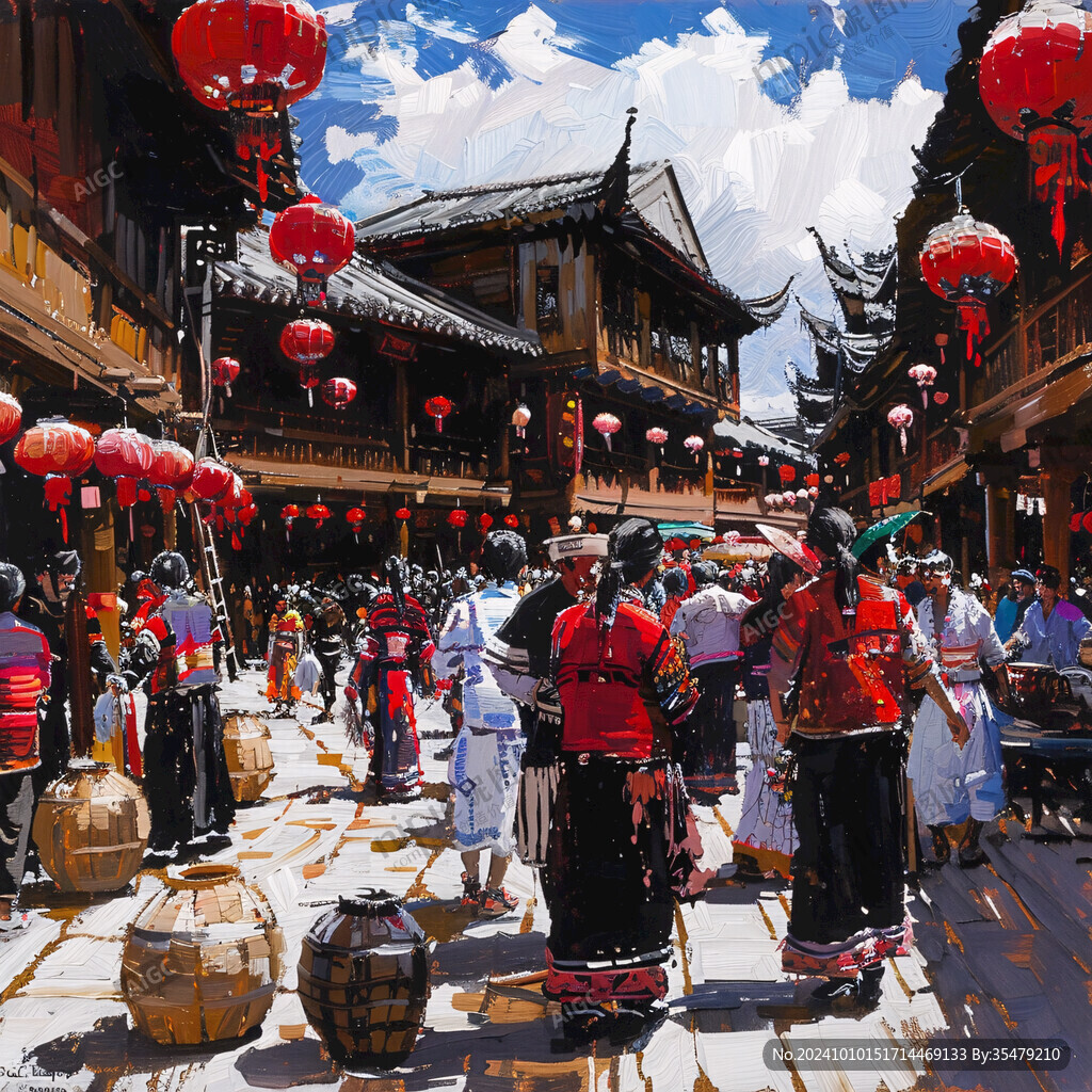 横店水彩