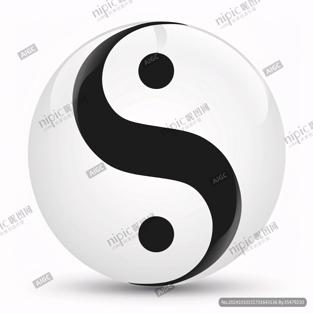 阴阳图素材