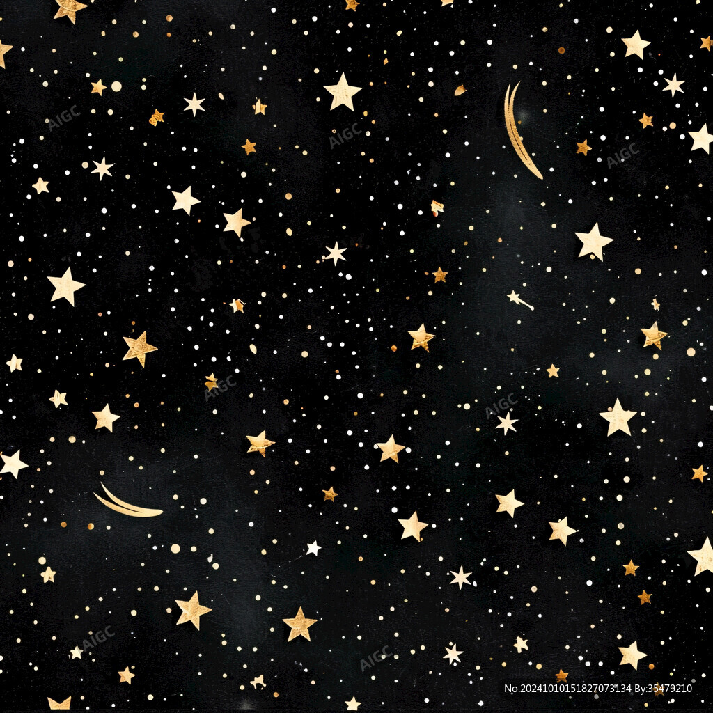 卡通星空图案