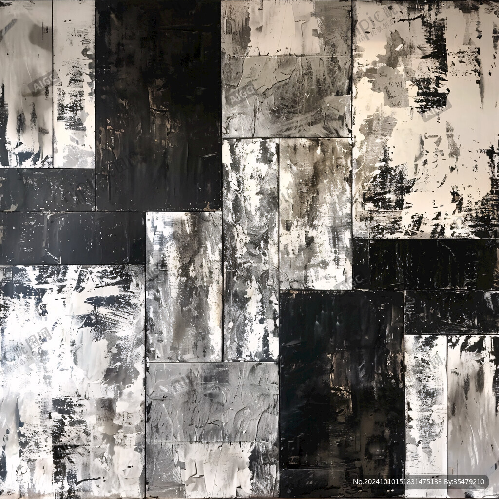 破旧效果无框画