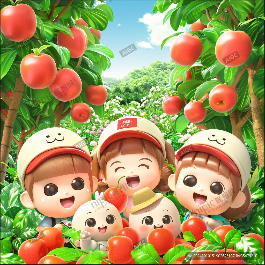 樱桃采摘季合影道具