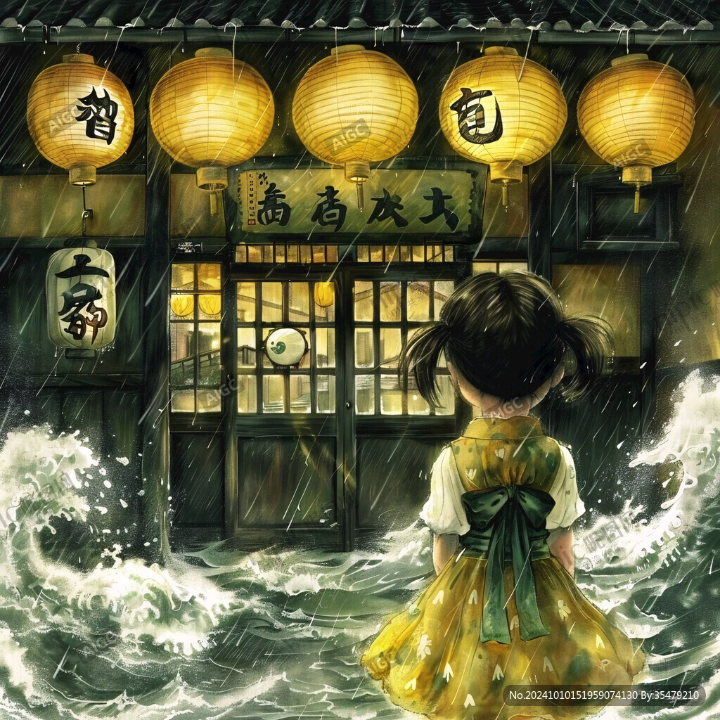 拉面人物场景