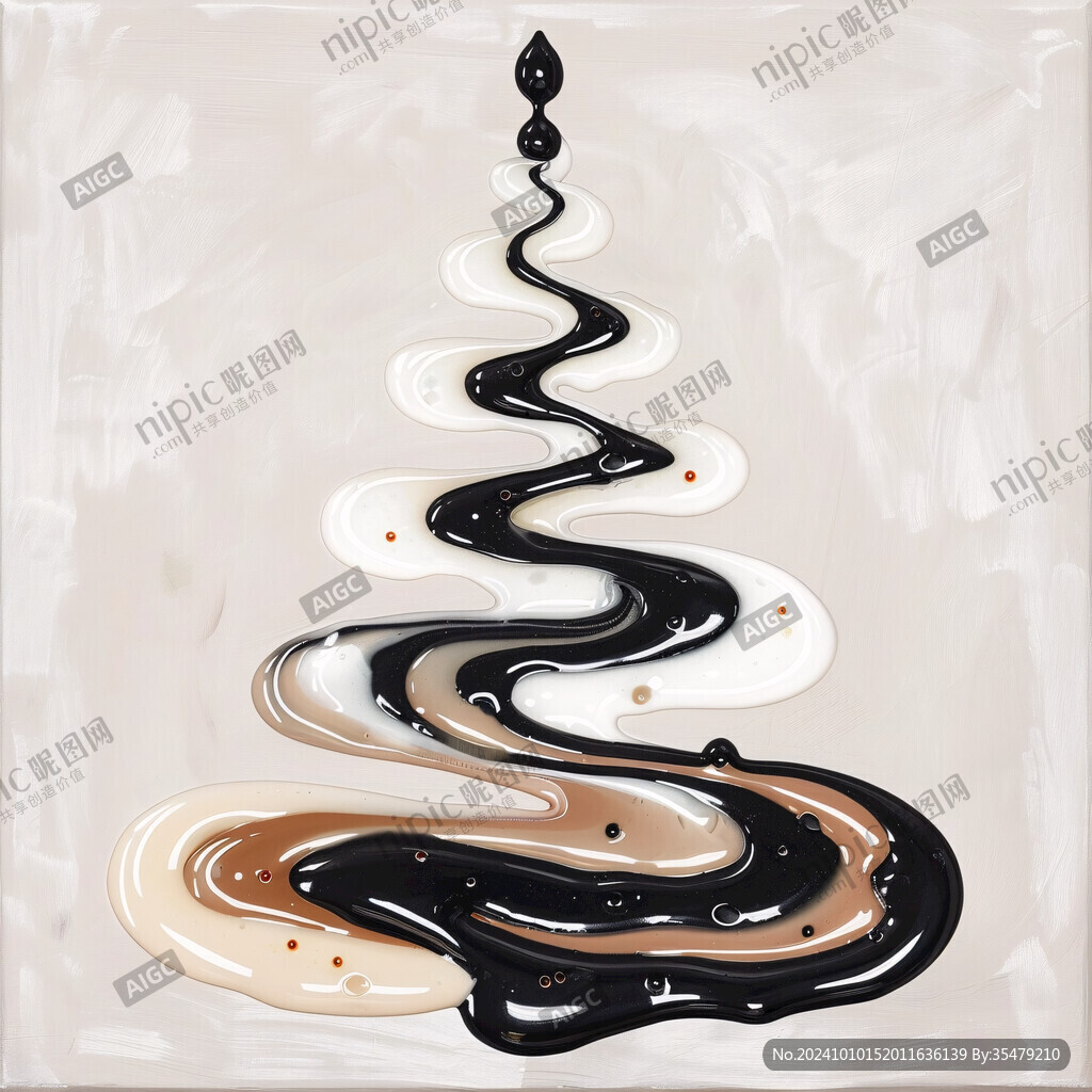流体画图片