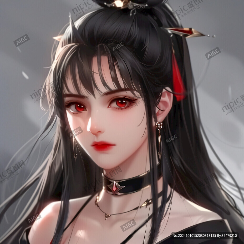 AI创作图半身头像板绘 日韩厚涂 头像约稿 板绘人像 cg头像 厚涂少女 插画半身像 板绘人物 板绘少女 原创厚涂 古风人物头像 国风女性头像 ...
