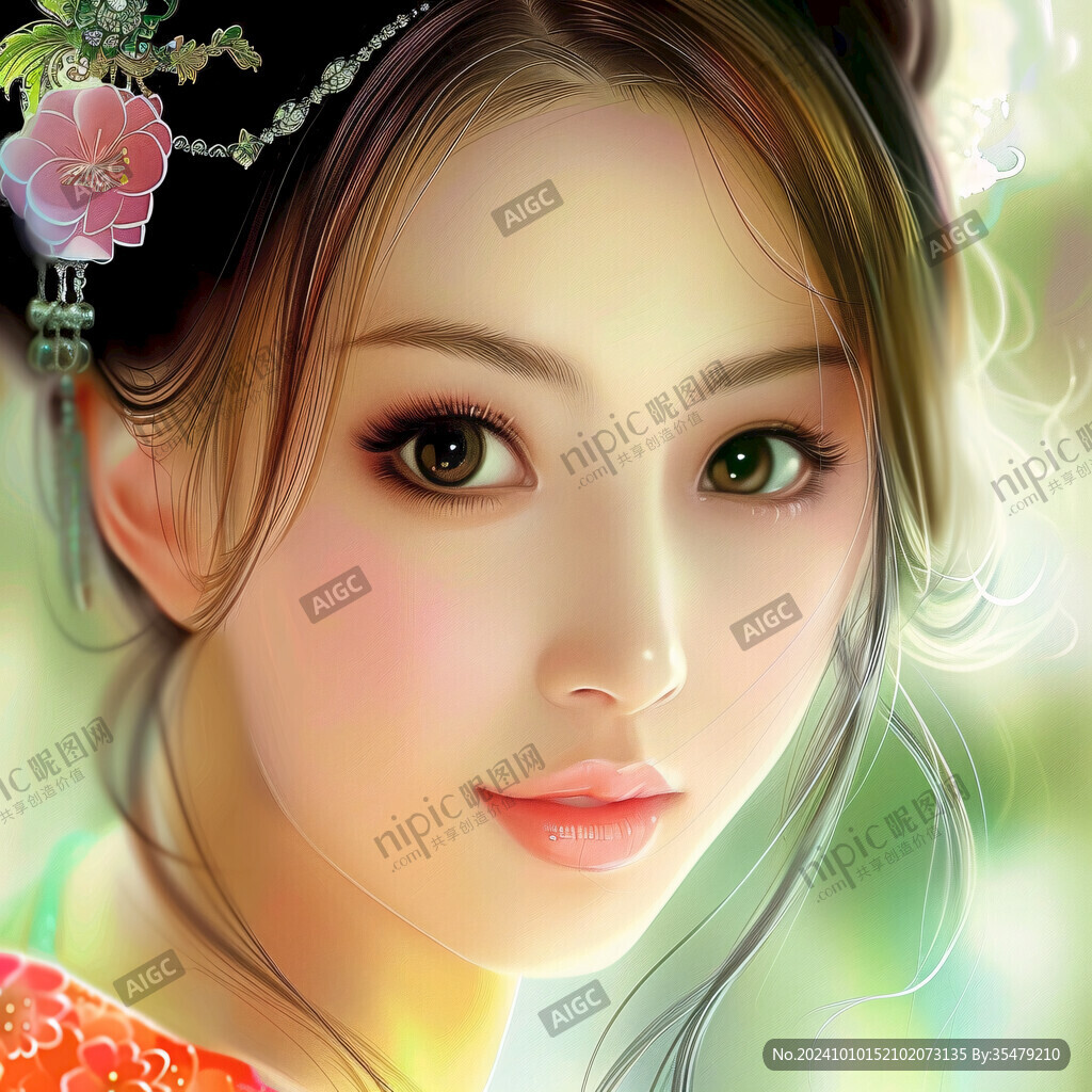 鼠绘古代美女