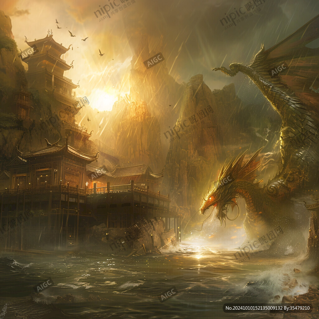龙底图背景