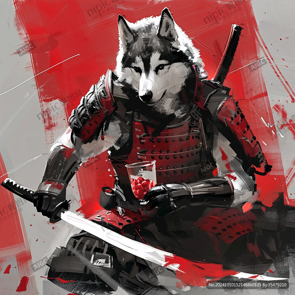 武士插画