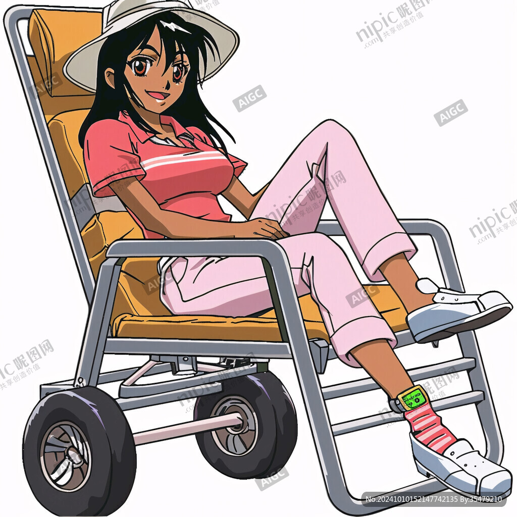 坐战车的女孩