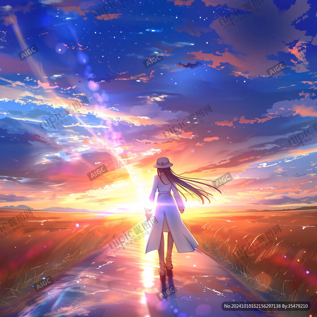 梦幻风景女孩