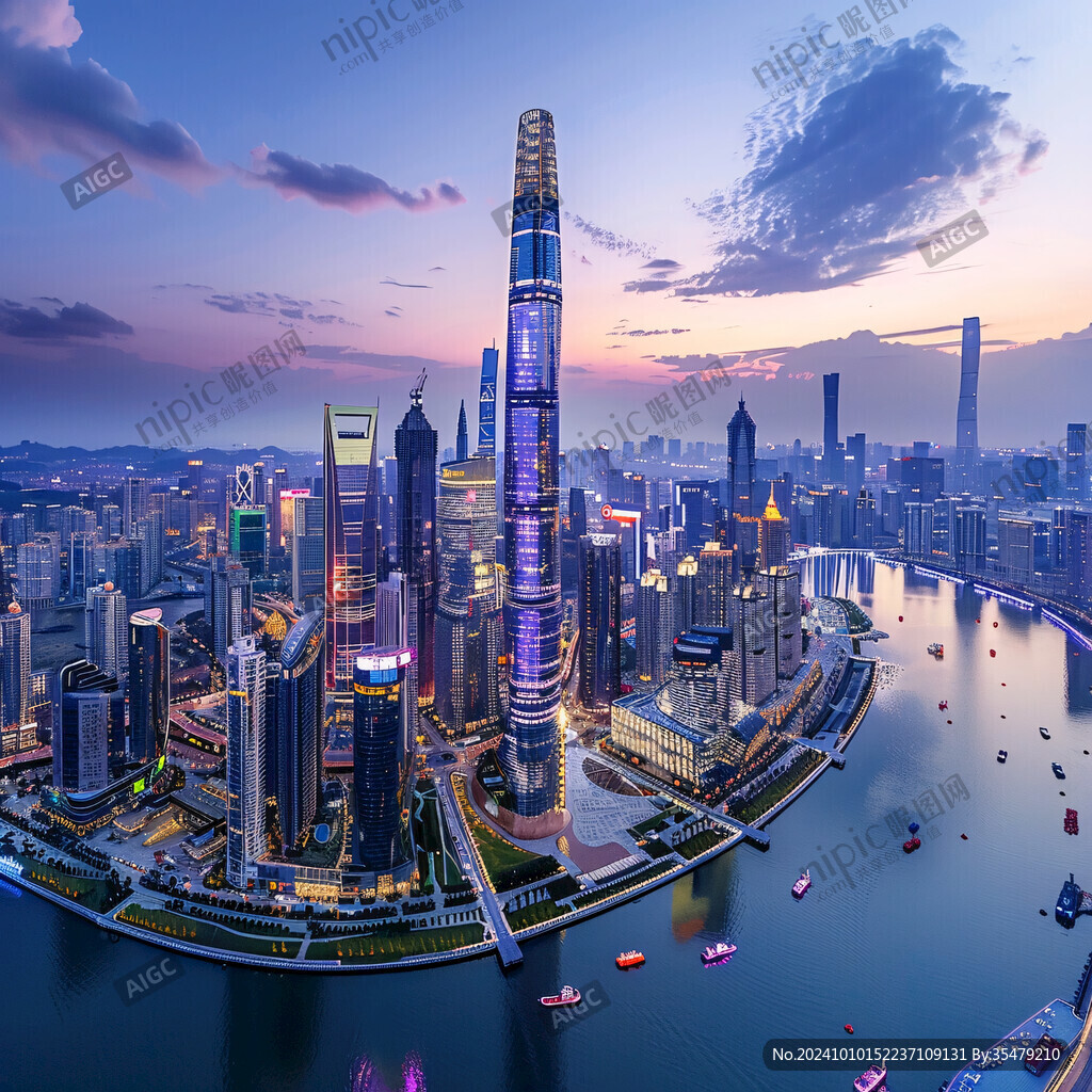 陆家嘴高清大画幅全景