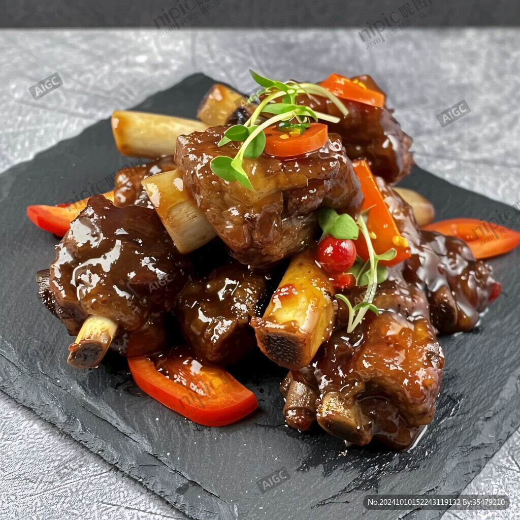 石窝黑椒牛尾