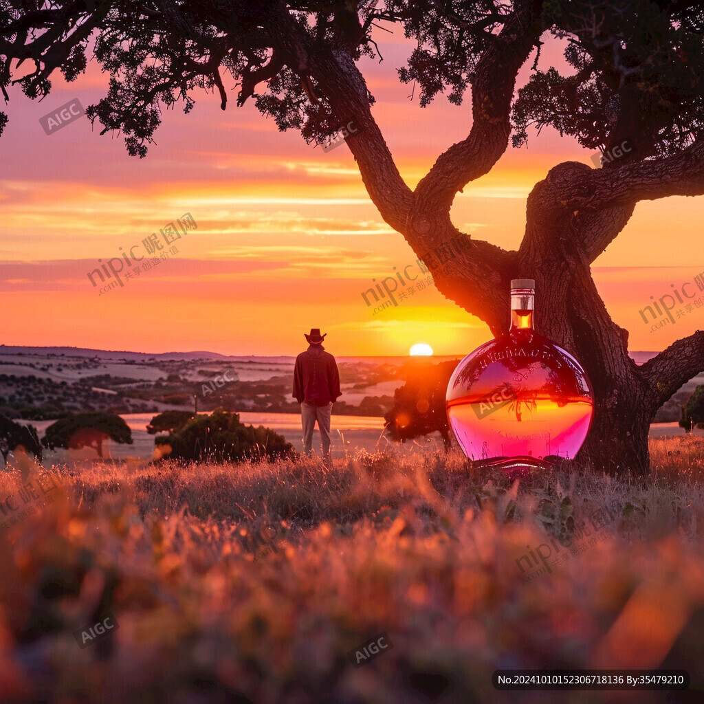 近照酒瓶子美景