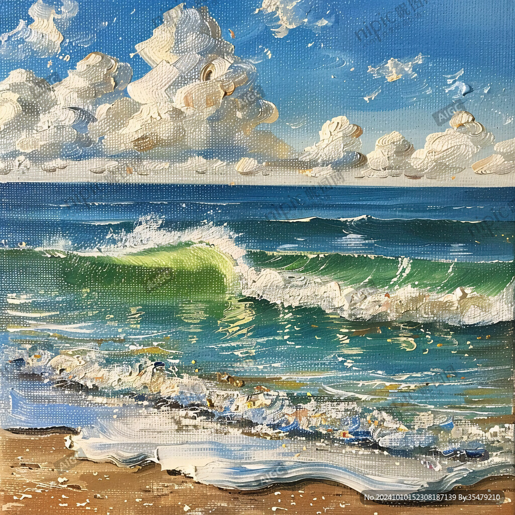 海面立体画