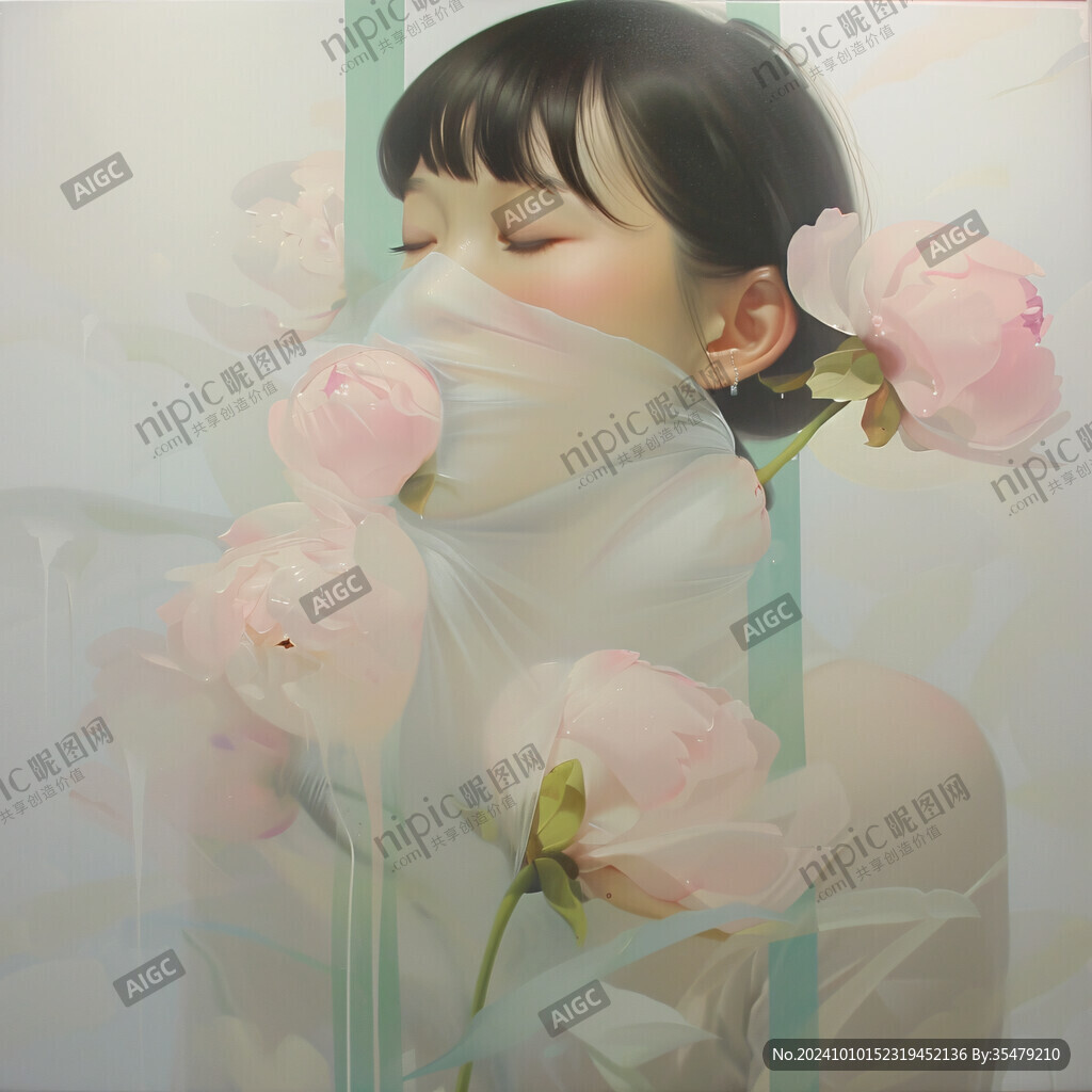出浴美人3d立体画