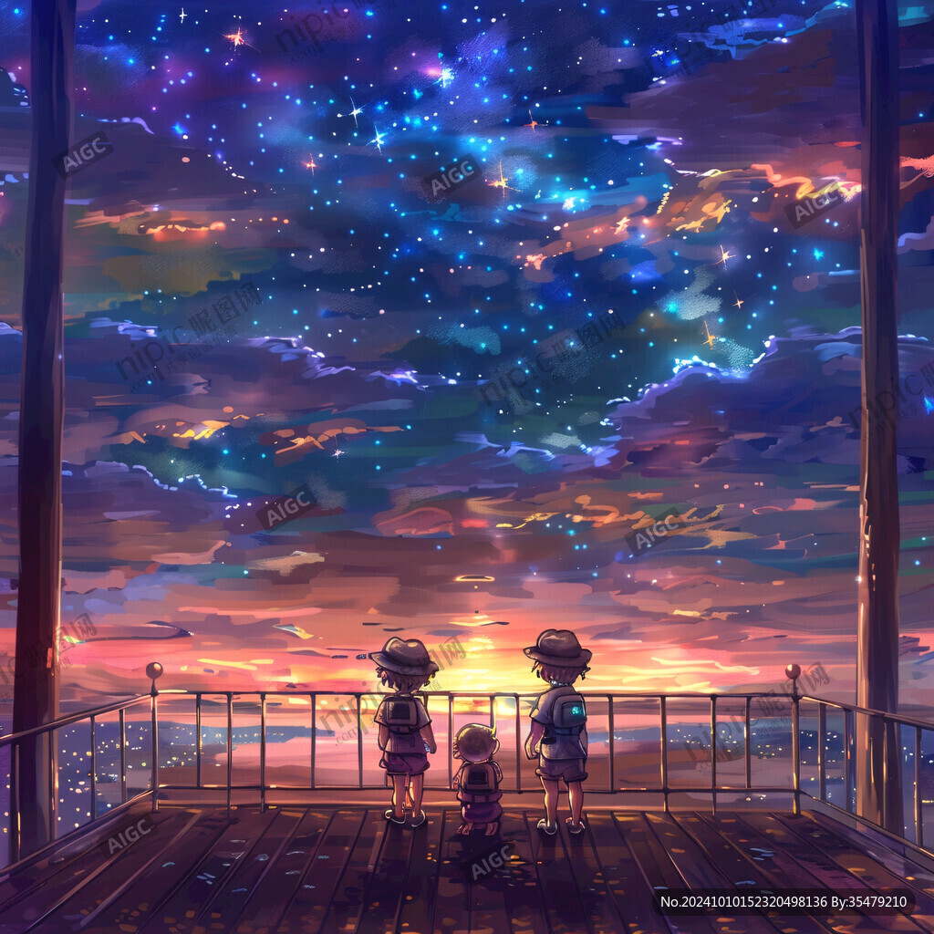 星空下的少年