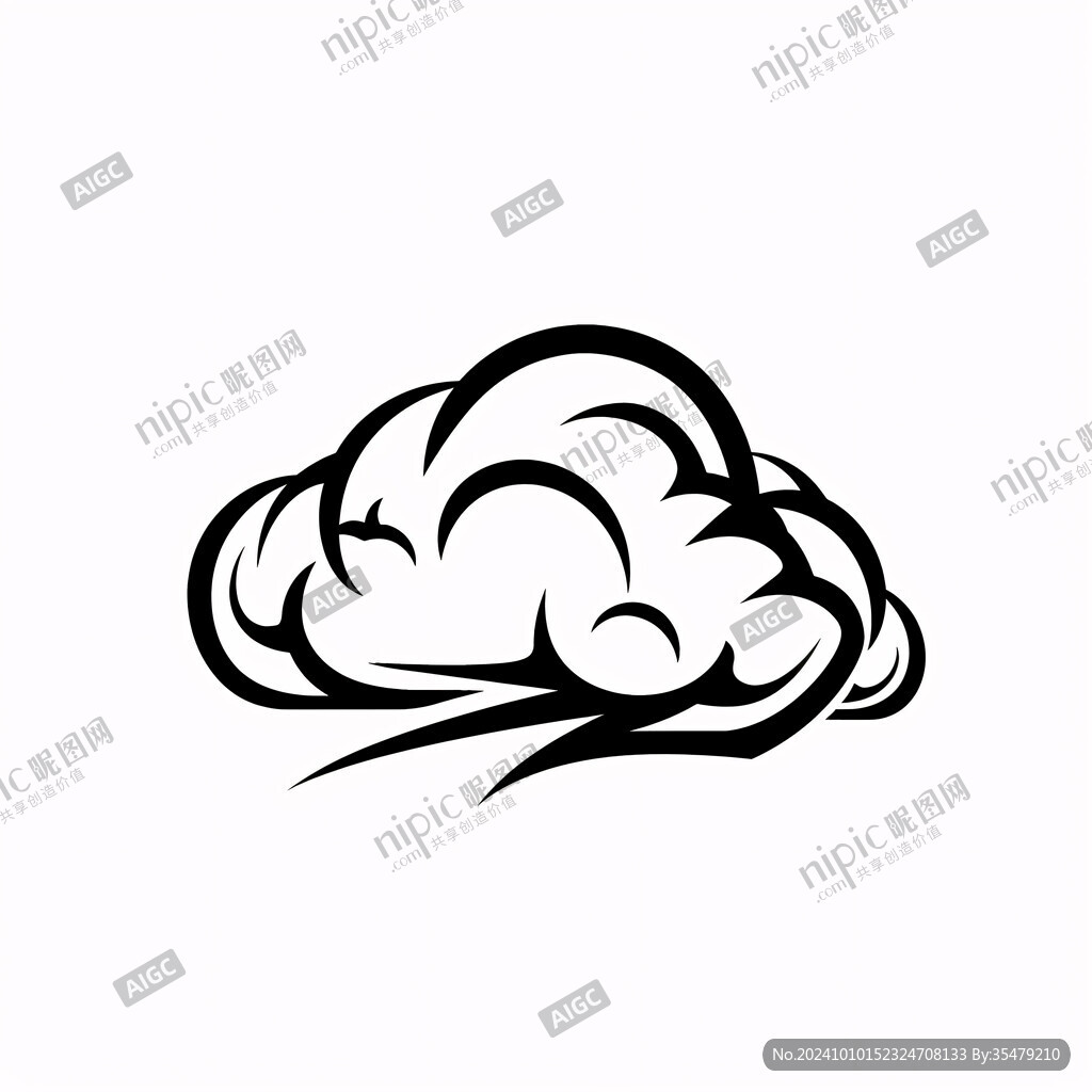 云线描云线条