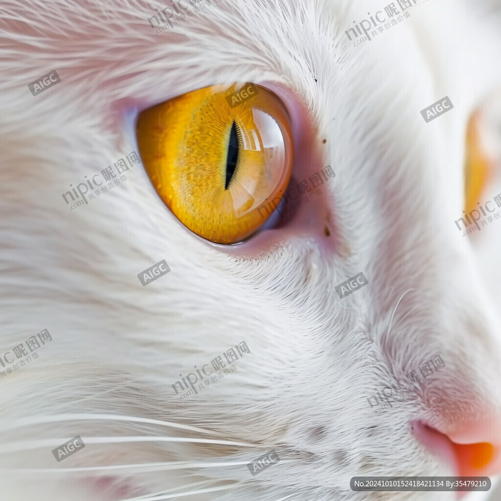 写实猫毛茸茸宠物插画